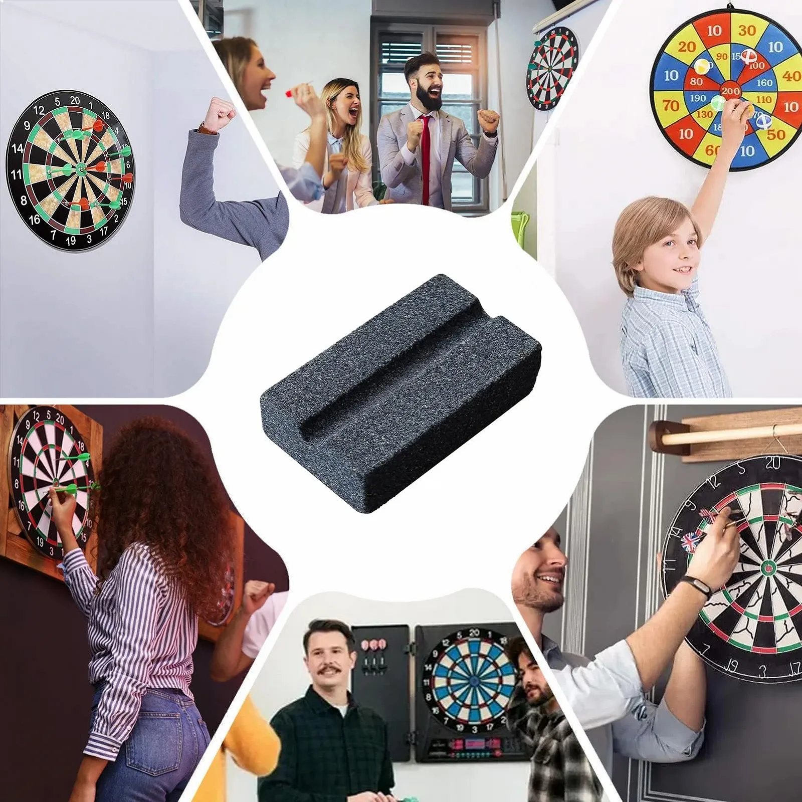 Точильный камень для дротиков V-образный из песчаника, фото №4