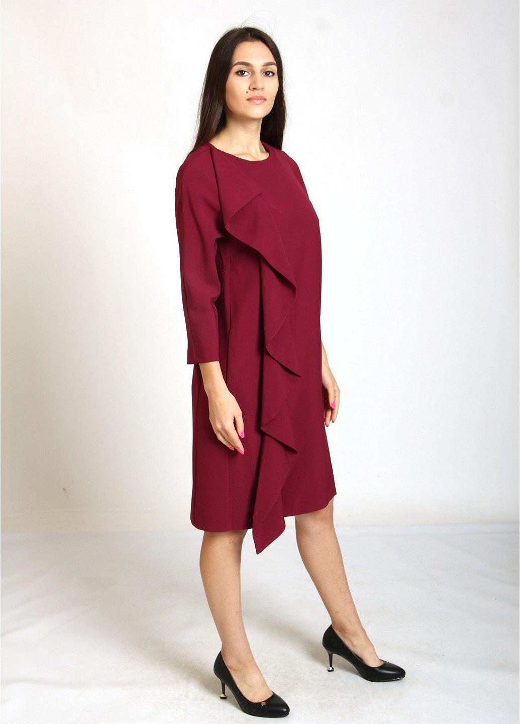 Платье InDresser M Бордовый (IN-0209Н009Д-Bordo), фото №3