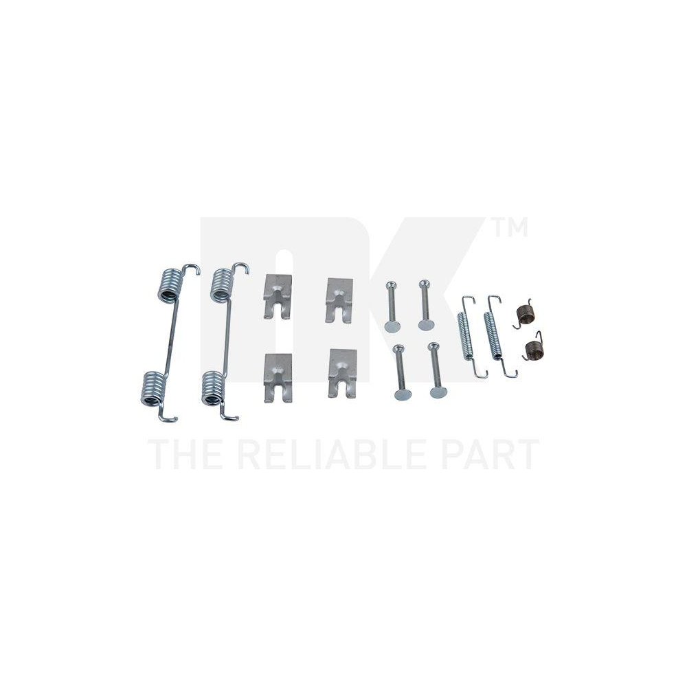 Комплект аксесуарів, колодки стоянкового гальма NK 79120023 LAND ROVER задня вісь, фото №1