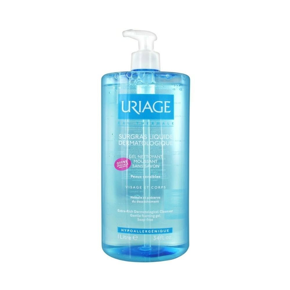 Гель для душа Uriage Surgras Liquid Dermatologic 1 л, фото №1