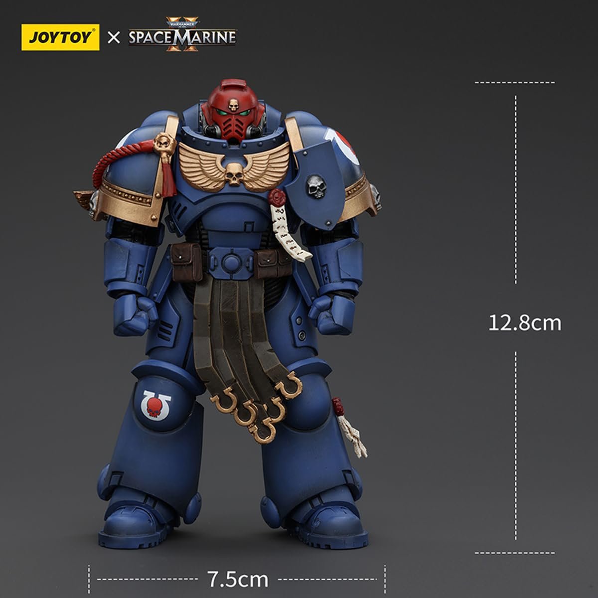 Фігурка Joytoy Warhammer 40K Space Marines 2 Ультрамарини Сержант Гадріель JT00065, Game Special Limited Edition, колекційна, масштаб 1/18, фото №6