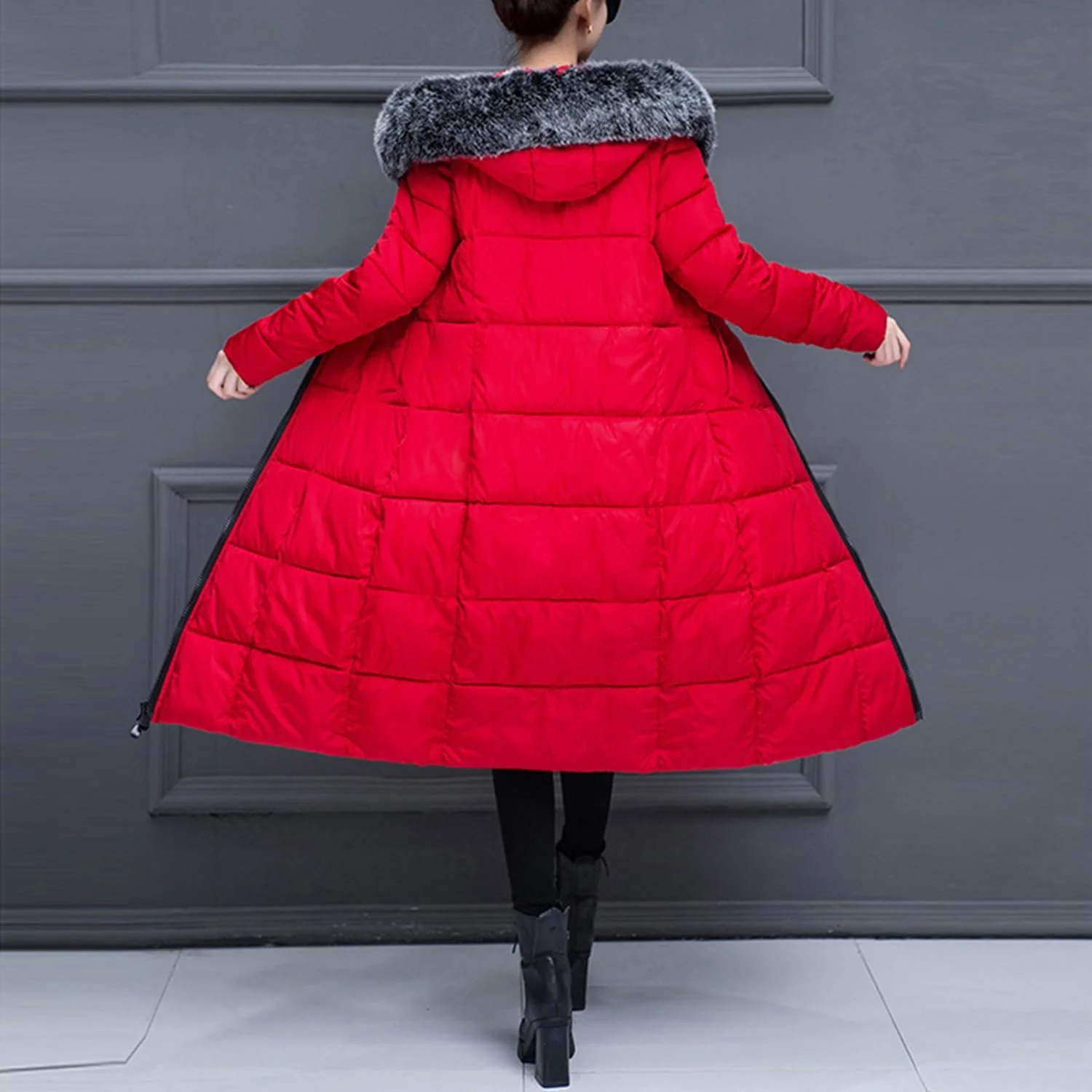 Женская Пуховая Куртка С Капюшоном Ветрозащитная, фото №2 Женская Пуховая Куртка С Капюшоном Ветрозащитная, фото №2