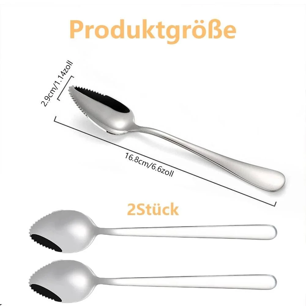 Ложки для грейпфрута, набір 2 шт, фото №6