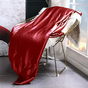 Одеяло THXSILK Fluffy Silk Cuddly - 135 x 180 см, красный - Фото 1