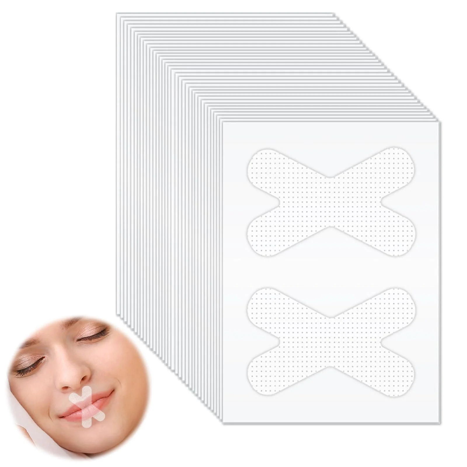 Стрічка для рота DUGEGAYL, 120 штук, гіпоалергенна, дихаюча, фото №1