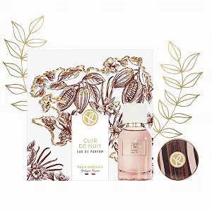 Подарунковий Набір Yves Rocher Cuir de Nuit PLEINES NATURES: Парфуми 30 мл та Тверді Парфуми - Фото 1