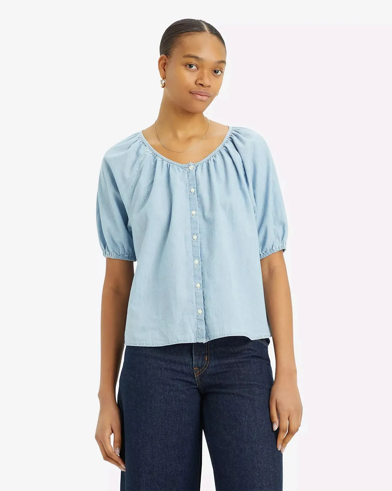 Жіноча блузка LEVIS PL LEANNE BLOUSE Dazed Light Stone - 2X, фото №1 Жіноча блузка LEVIS PL LEANNE BLOUSE Dazed Light Stone - 2X, фото №1