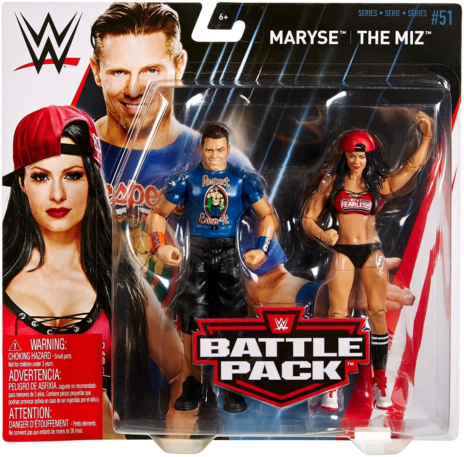 Фігурки WWE The Miz і Maryse, різнокольорові, 2 шт. в упаковці, фото №1