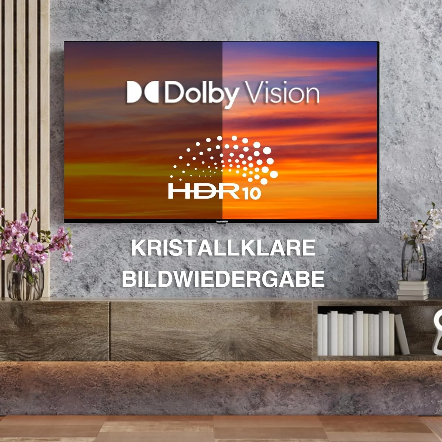 Телевізор 32" Telefunken XF32AN750M / Full HD / 50 Гц / VA / Android TV / Wi-Fi / Bluetooth / T2, фото №2