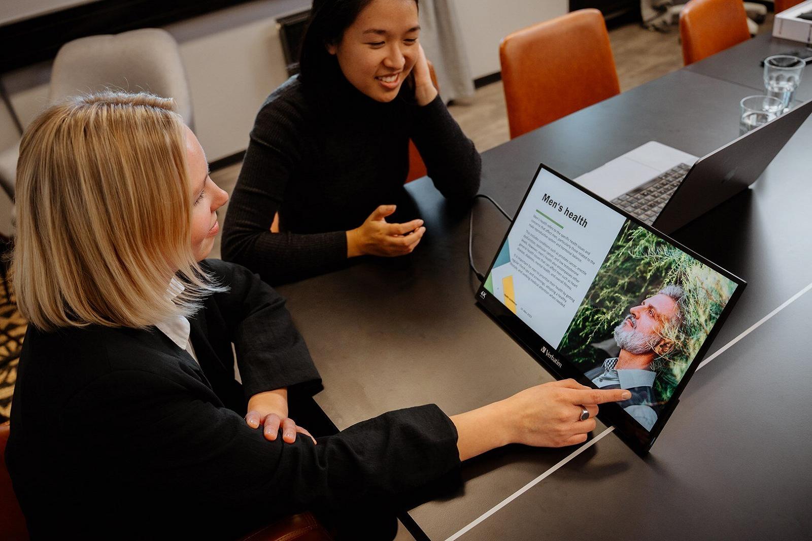 Монітор портативний сенсорний 17.3" Verbatim PMT-17 4K IPS 60 Гц, фото №7