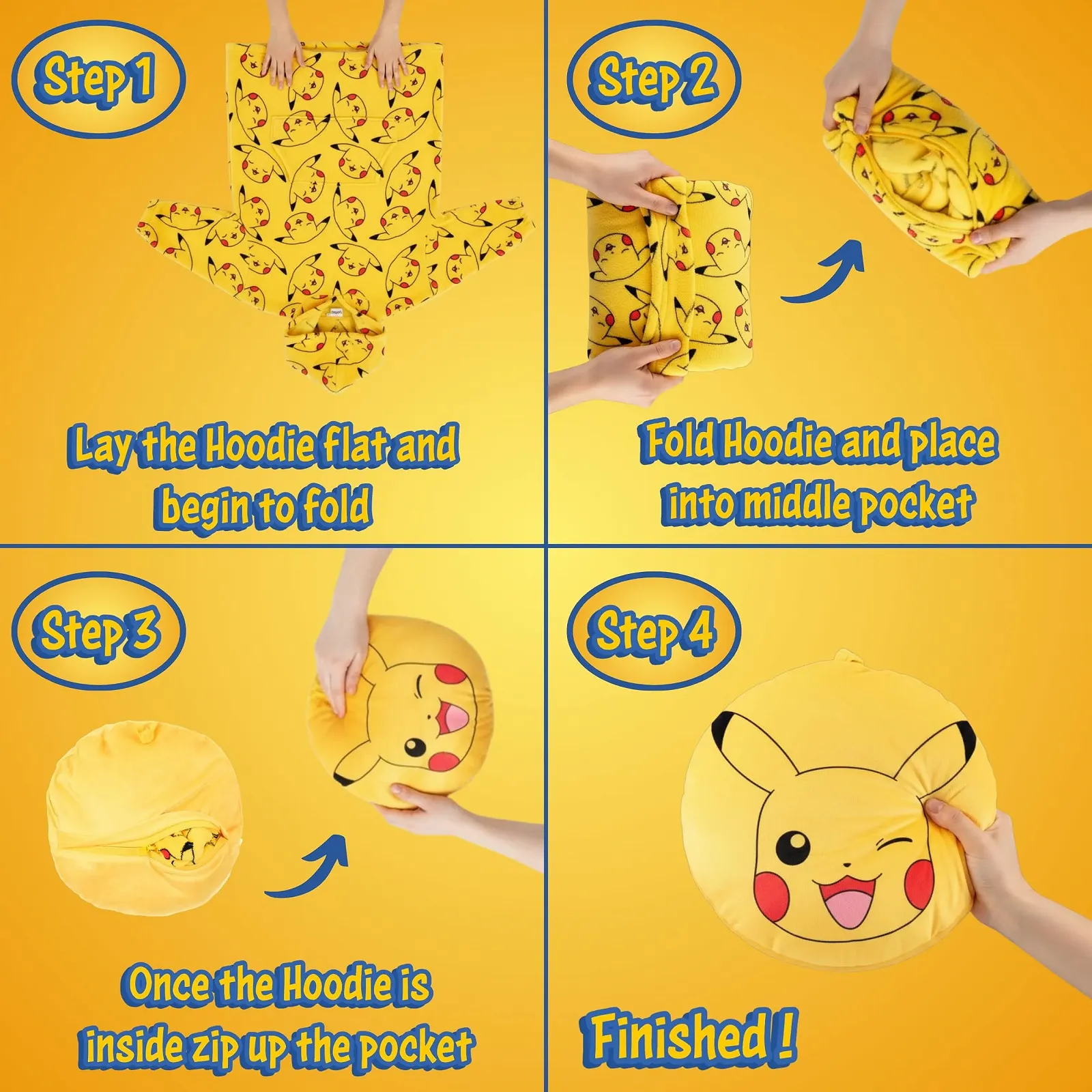 Ковдра-худі для хлопчиків Pokemon, м'яка флісова ковдра з дизайном, фото №5 Ковдра-худі для хлопчиків Pokemon, м'яка флісова ковдра з дизайном, фото №5