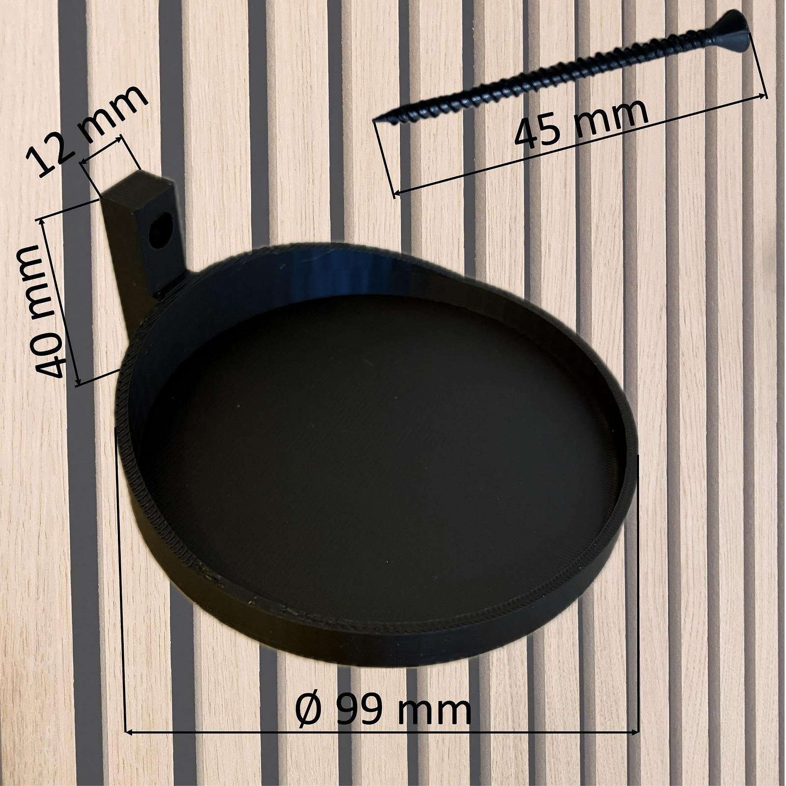 Підставки для рослин Pack of 2 для акустичних панелей Black, фото №2