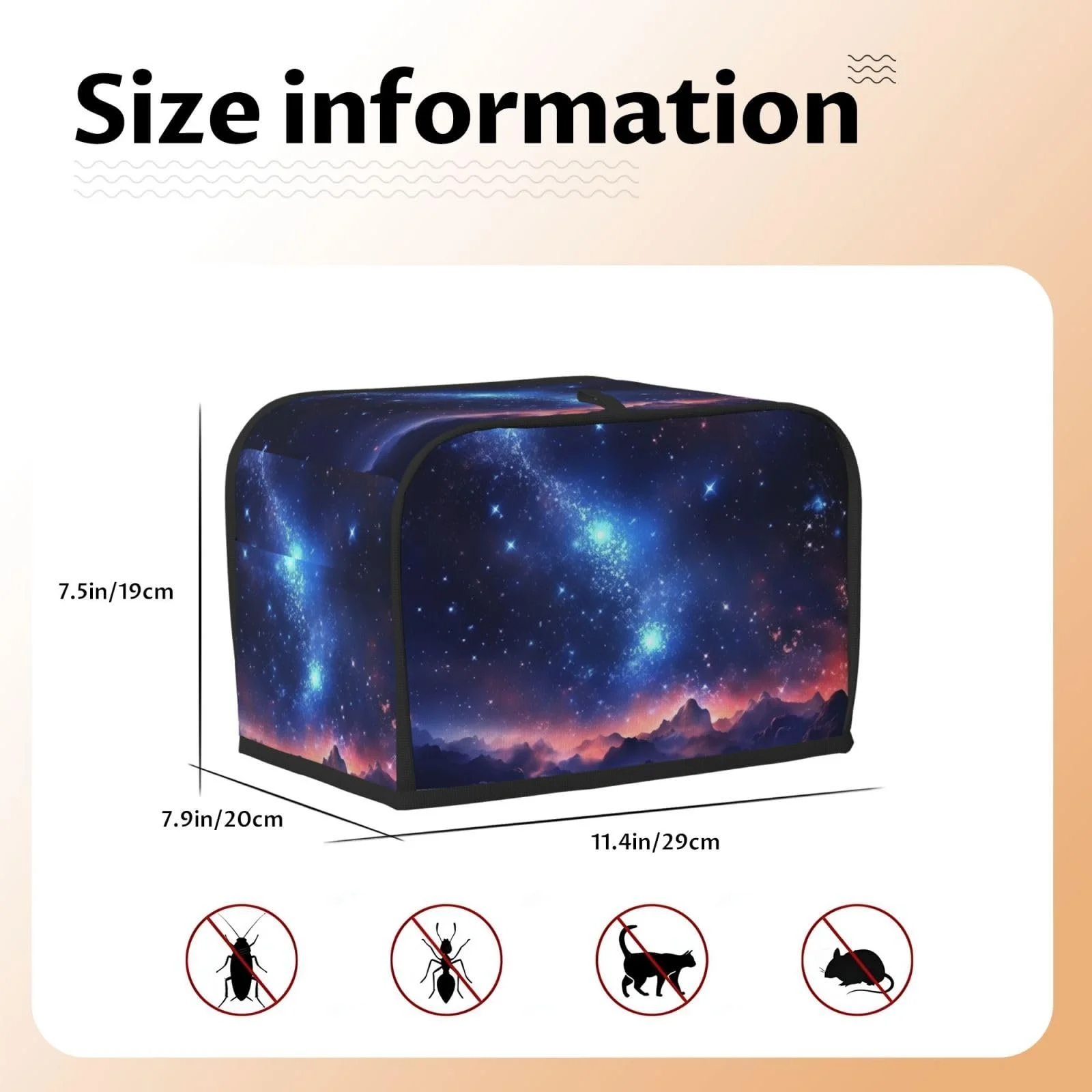 Чохол для тостера Galaxy Night, фото №5 Чохол для тостера Galaxy Night, фото №5