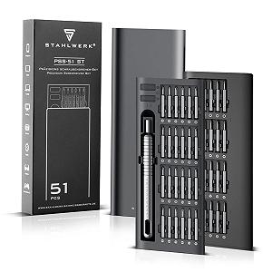 Набір викруток прецизійний STAHLWERK PSS-51 ST 51 предмет Chrome Vanadium Bit Set - Фото 1