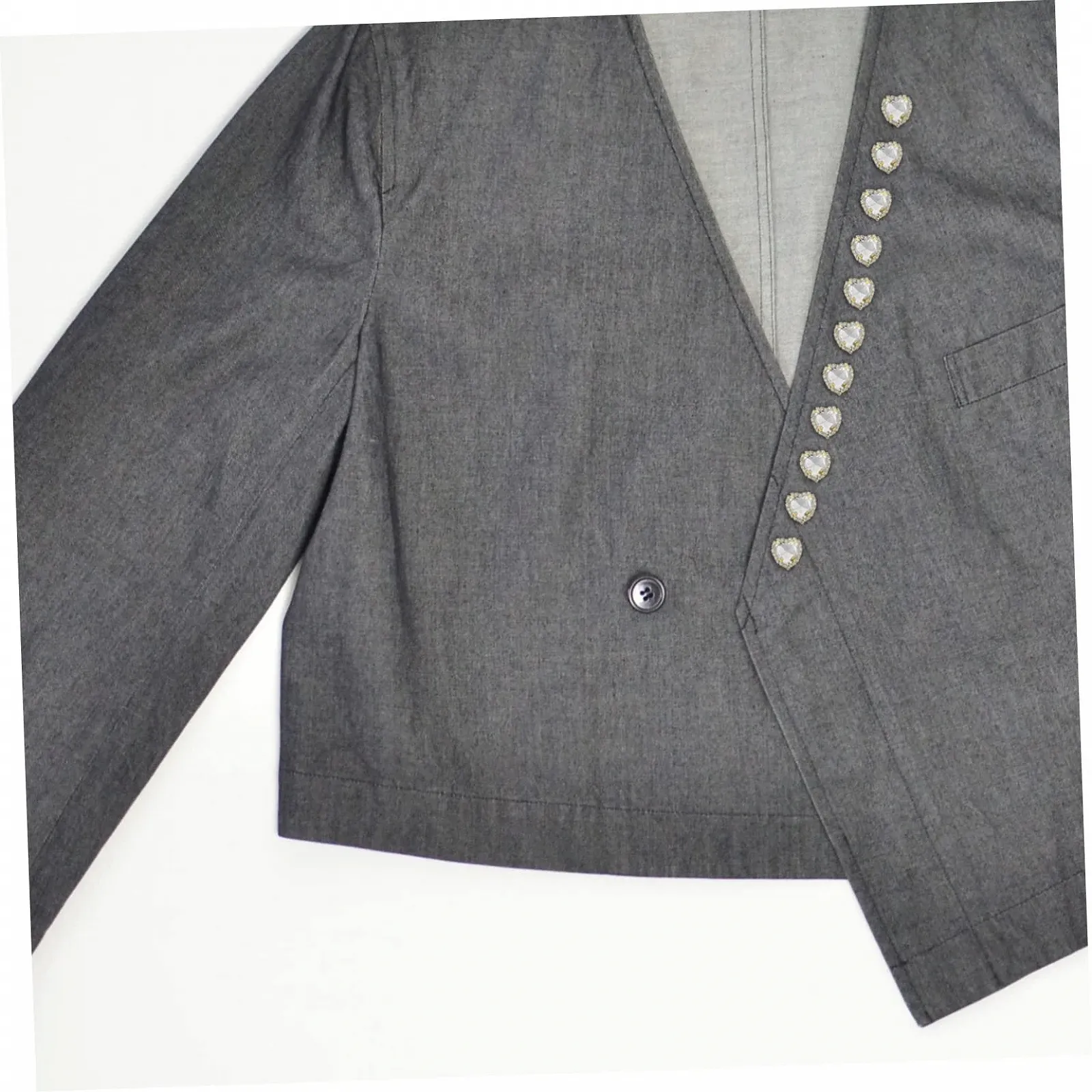 Стразы Стекло Healeved Сердцевидные 20шт, фото №6