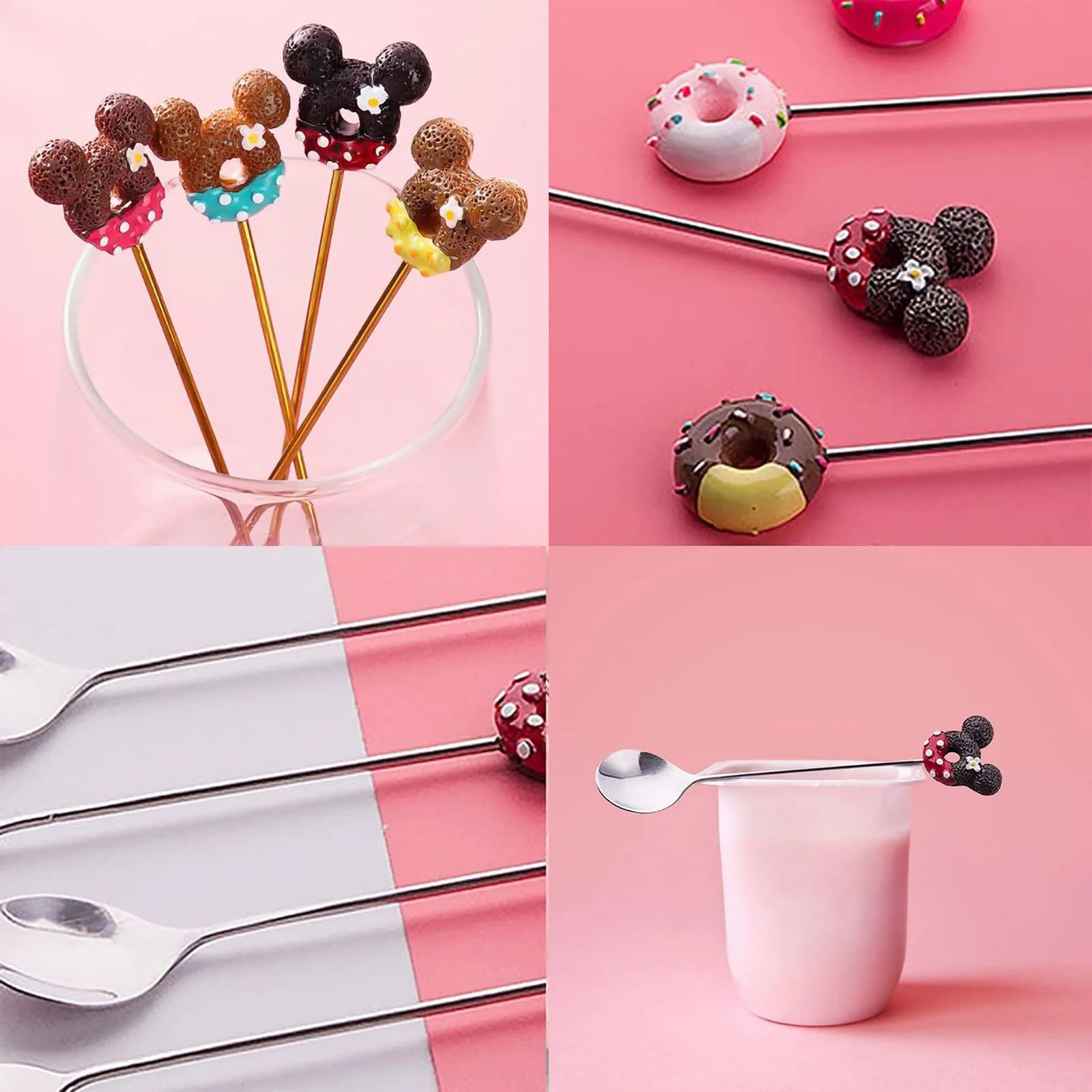 Ложка Кавова 6 шт. Doughnut Форма з нержавіючої сталі, фото №4