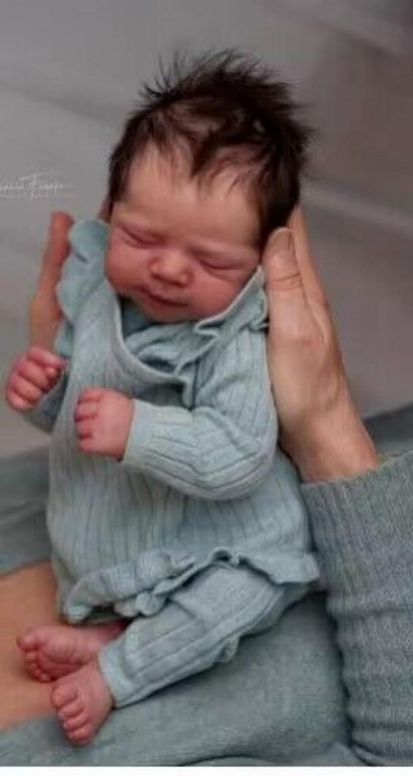 Кукла Anano Lifelike Reborn 46 см Силиконовая Спящая Новая Кукла для Девочек, фото №2
