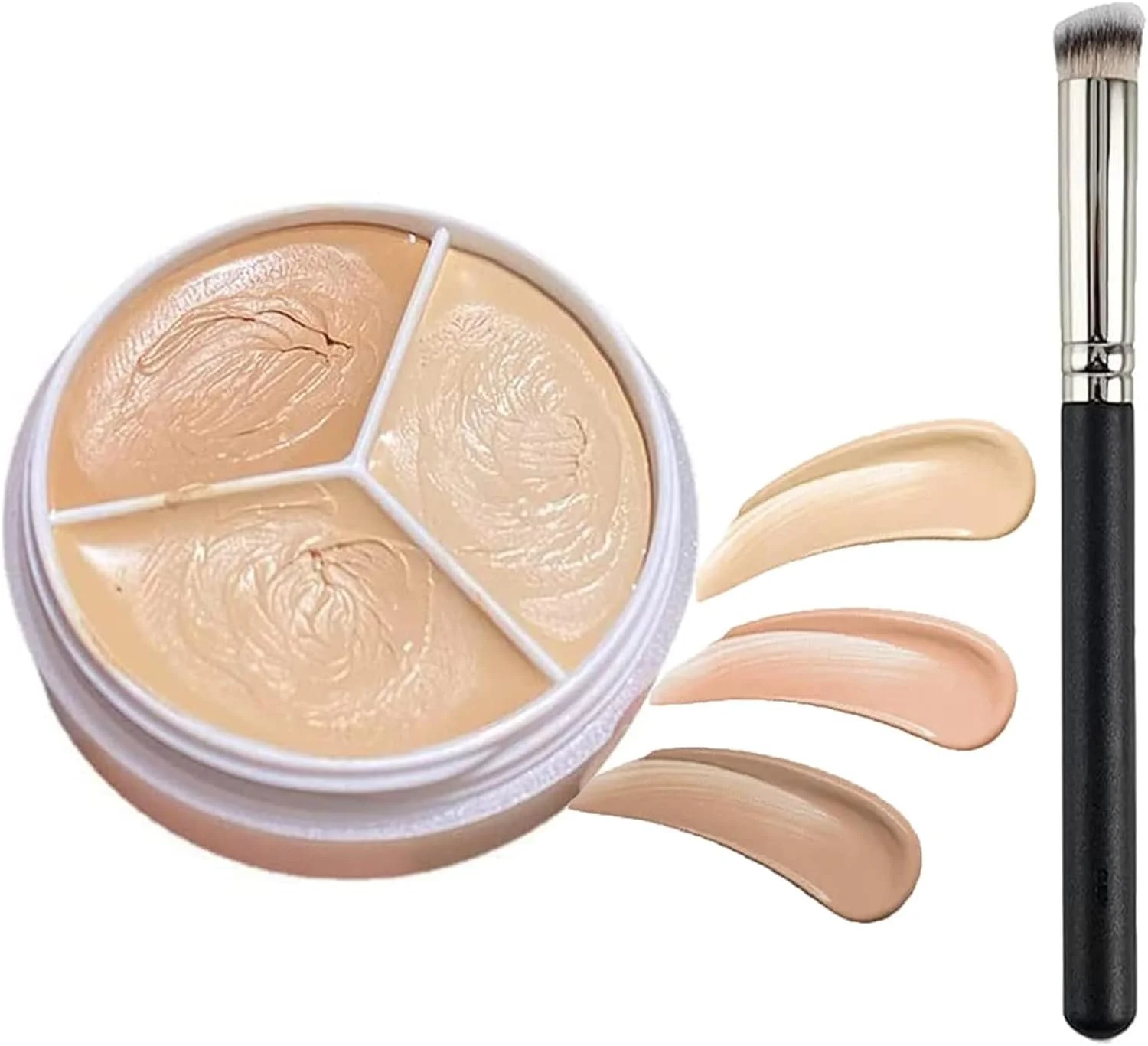 Триколірний консилер для скульптурування обличчя, фото №7 Триколірний консилер для скульптурування обличчя, фото №7