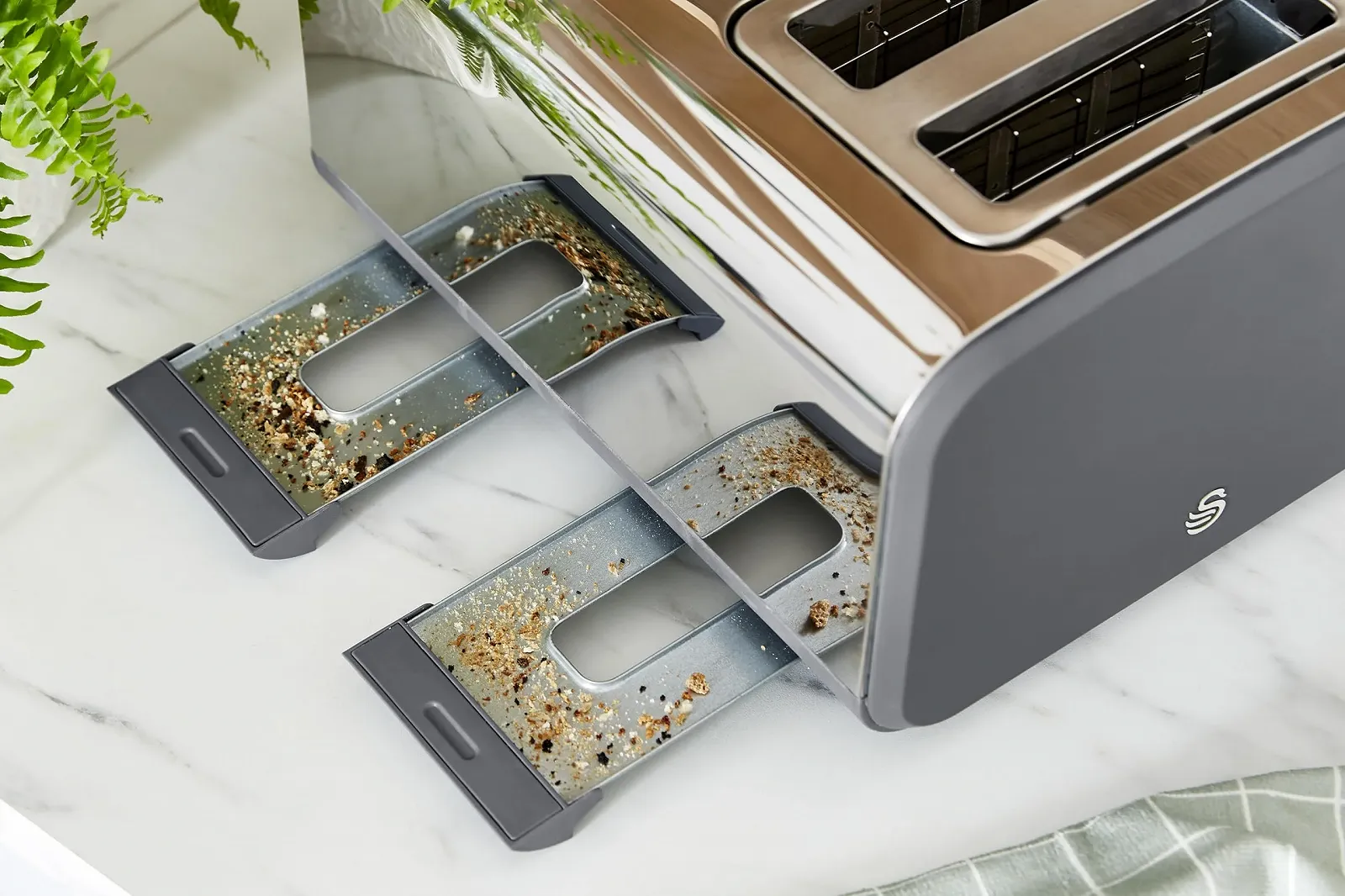 Тостер Swan Nordic ST14620GRYN на 4 скибочки, 1500 Вт, сірий, фото №7 Тостер Swan Nordic ST14620GRYN на 4 скибочки, 1500 Вт, сірий, фото №7