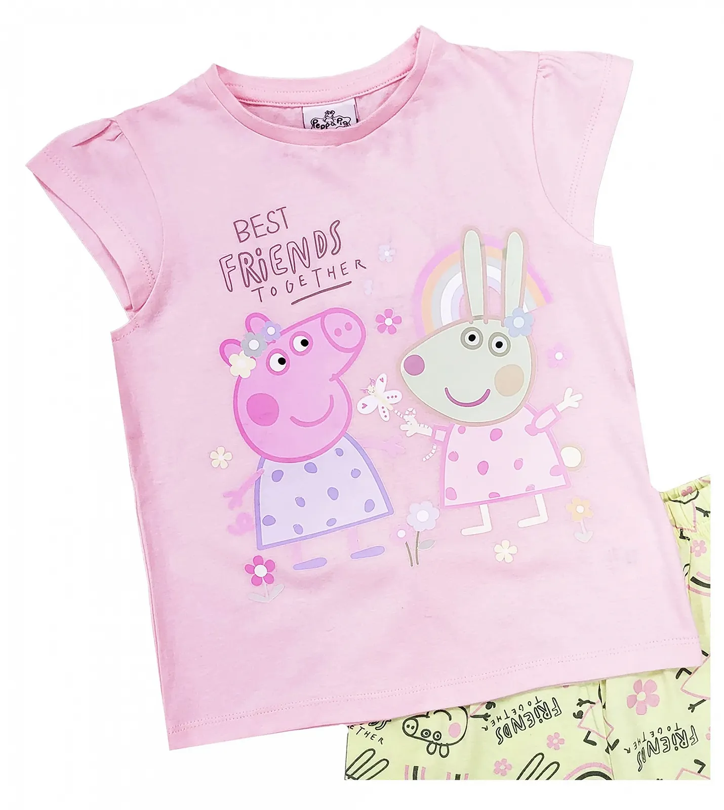 Пижама Peppa Pig Для девочек Шорты Лучшие друзья, фото №2 Пижама Peppa Pig Для девочек Шорты Лучшие друзья, фото №2