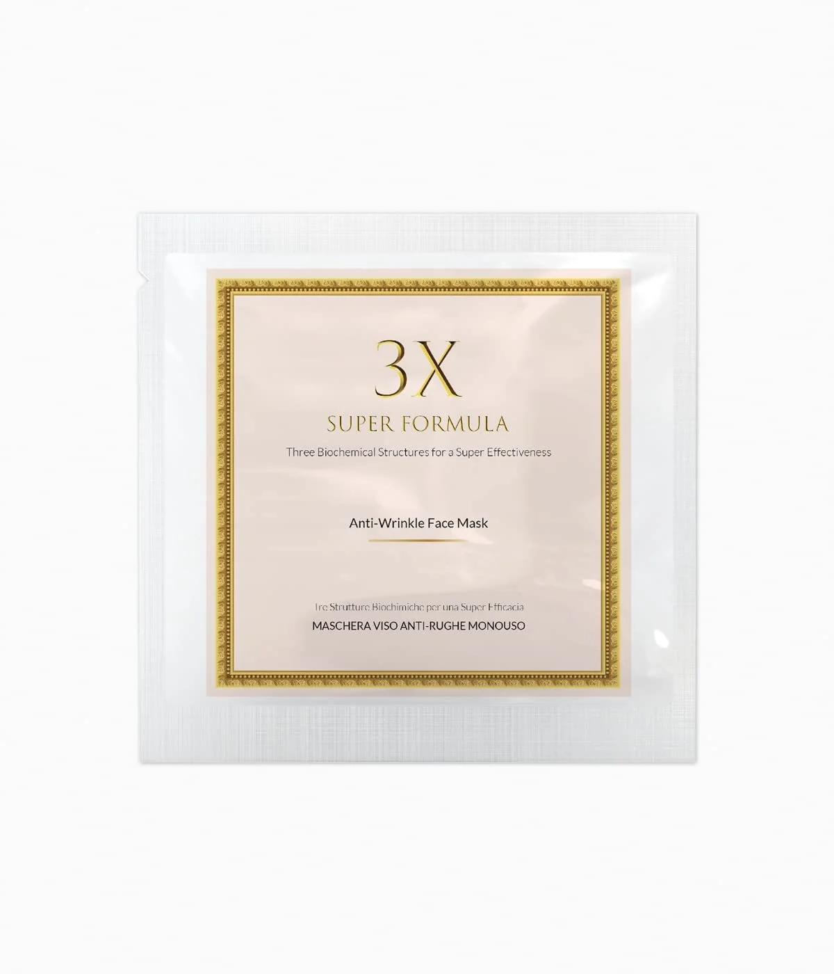 Одноразова маска для обличчя Super Formula Anti-Wrinkle, 3 шт, фото №1