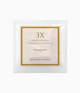 Одноразова маска для обличчя Super Formula Anti-Wrinkle, 3 шт - Фото 1