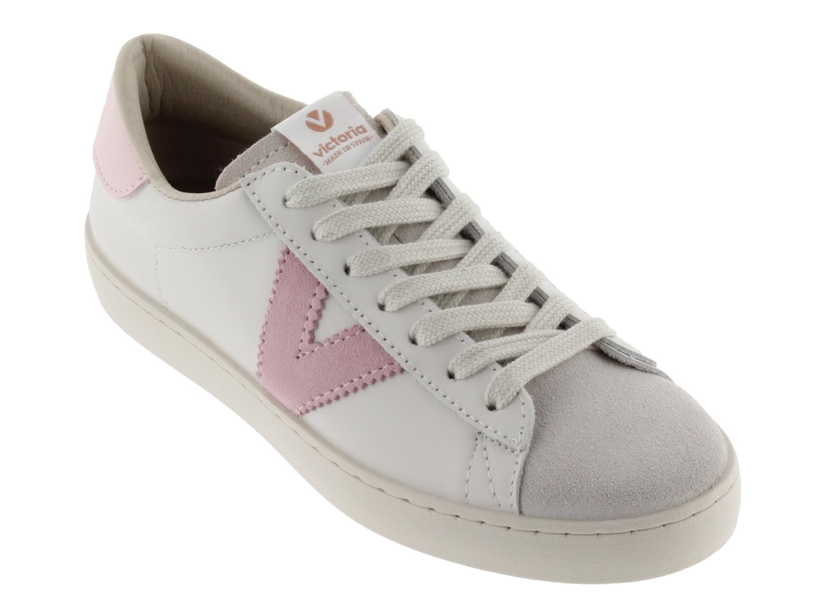 Низькі Кеди Victoria Berlin Шкіра та Контрастні Деталі, Спліт Шкіряний Носок 1126142, фото №5