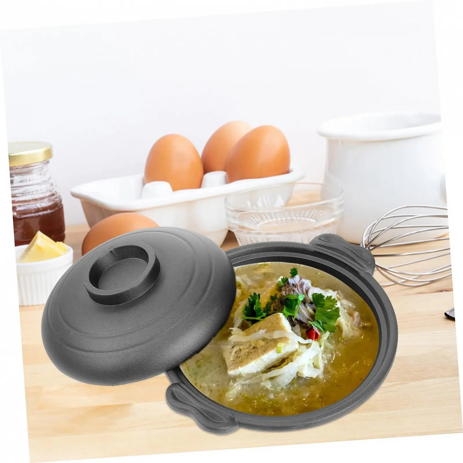 Кастрюля керамическая Toyvian для тушения, фото №5 Кастрюля керамическая Toyvian для тушения, фото №5