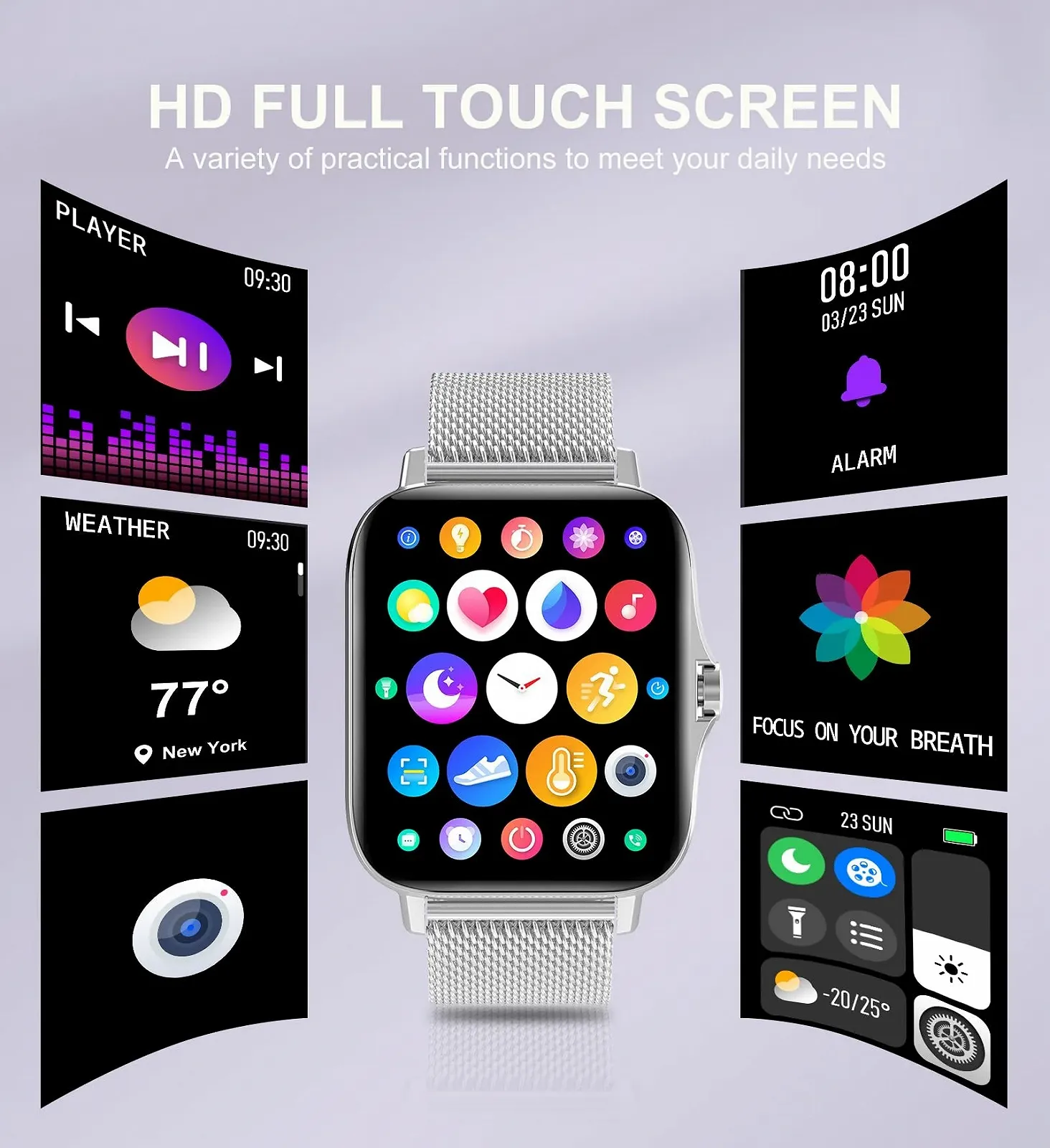 Смартчасы Iaret SpO2 для женщин, Bluetooth звонки и громкая связь, фото №6