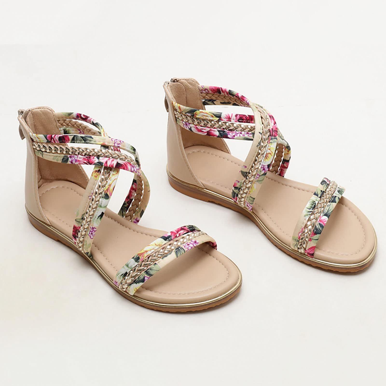 Босоніжки PU шкіра Каблук 2,5 см Абрикос, фото №5 Босоніжки PU шкіра Каблук 2,5 см Абрикос, фото №5