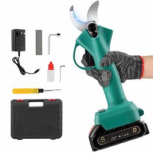 Електричний секатор Акумуляторний Professional Сумісний з Makita 21 V батареєю, Макс. 30 мм Діаметр різу, SK5 леза, безщітковий двигун, для садівництва - Фото 1