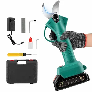 Електричний секатор Акумуляторний Professional Сумісний з Makita 21 V батареєю, Макс. 30 мм Діаметр різу, SK5 леза, безщітковий двигун, для садівництва - Фото 1