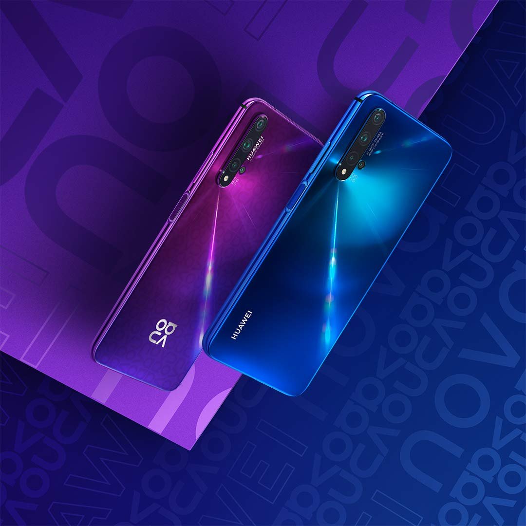 Смартфон Huawei Nova 5T 128GB 6GB RAM Dual SIM Crush Blue, фото №11