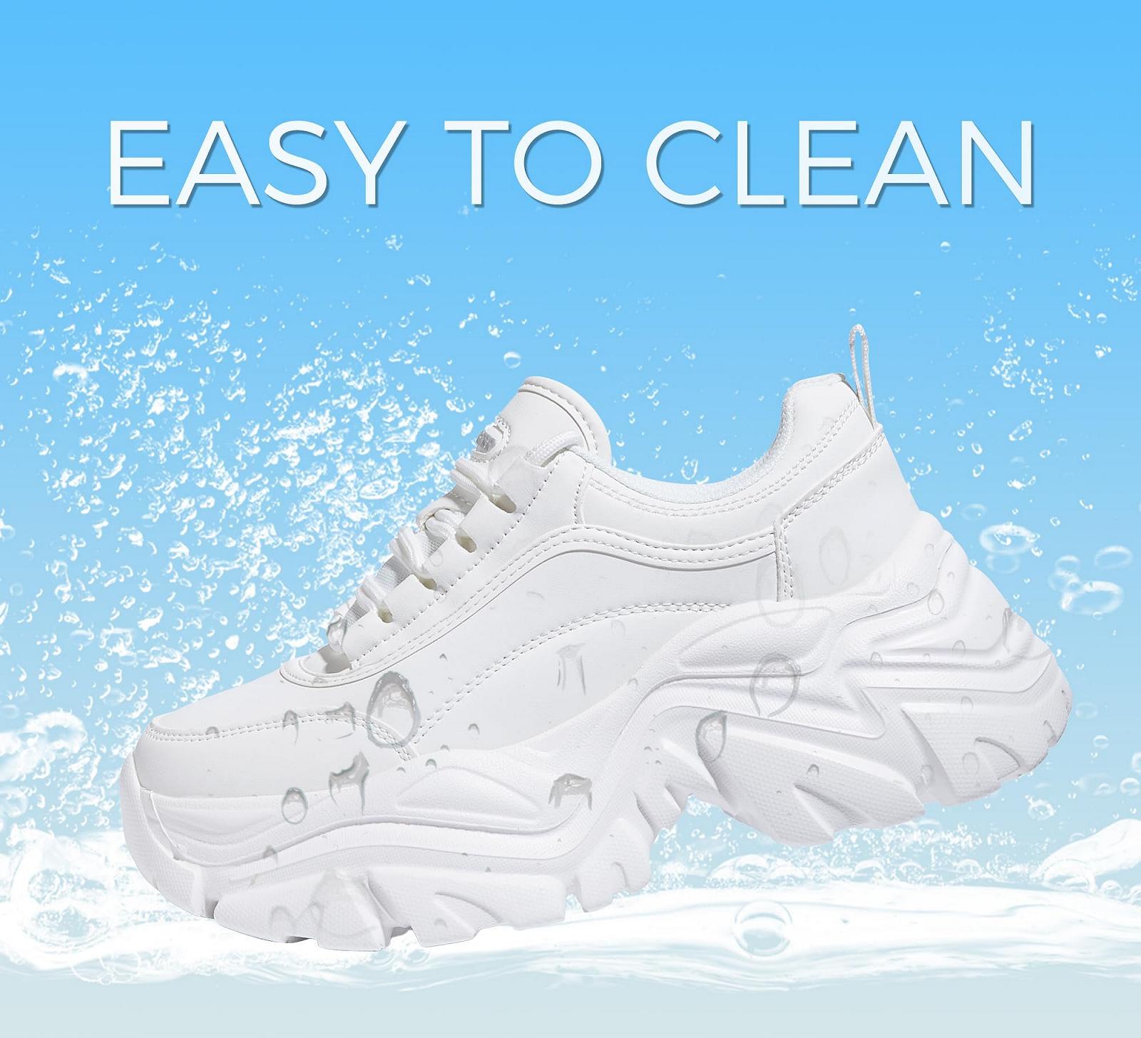 Кроссовки женские LUCKY STEP Chunky на платформе, модные повседневные, удобные на танкетке, фото №2
