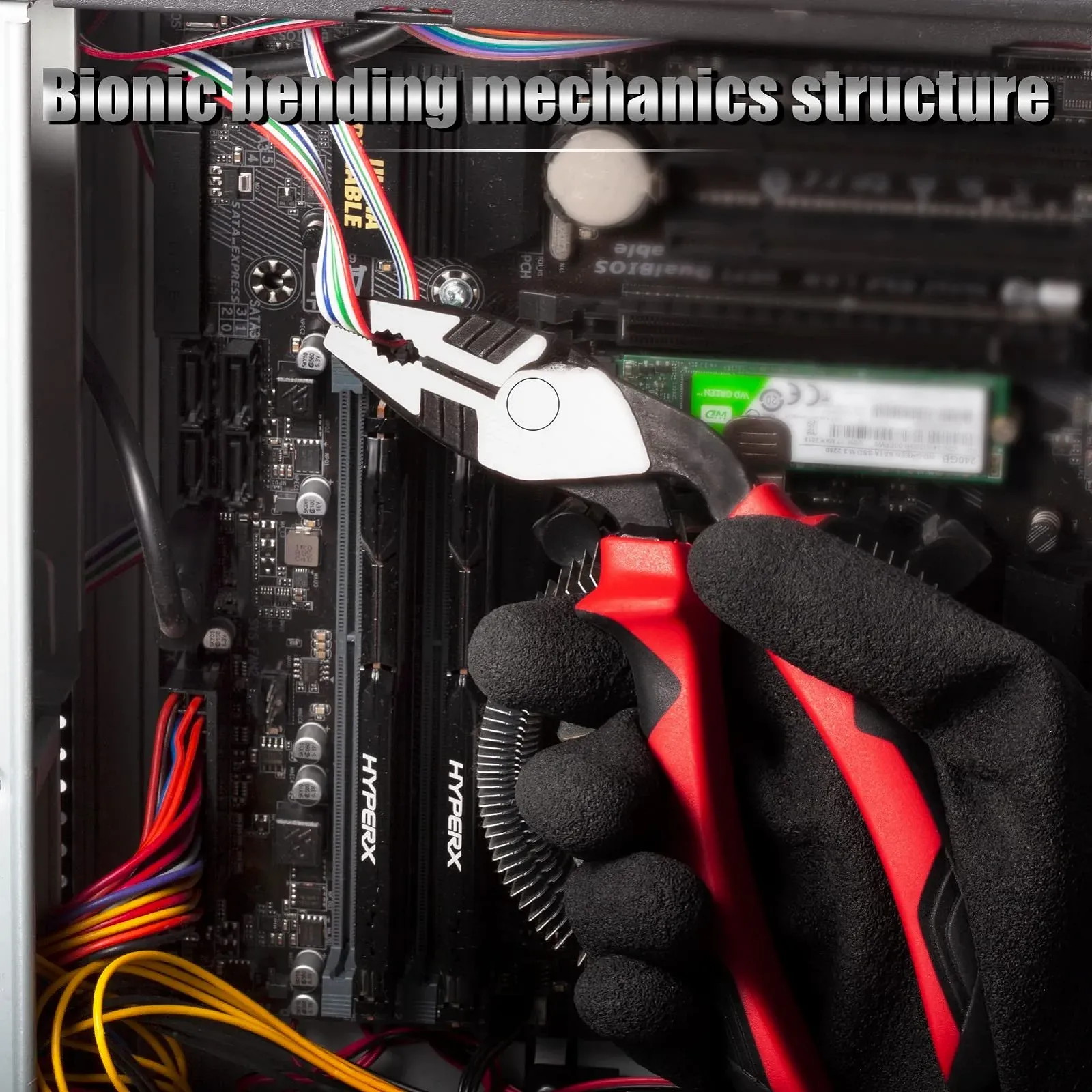 Плоскогубцы комбинированные LEONTOOL усиленные 7" с угловой головкой, резаком для проволоки и винтовыми плоскогубцами, фото №4 Плоскогубцы комбинированные LEONTOOL усиленные 7" с угловой головкой, резаком для проволоки и винтовыми плоскогубцами, фото №4