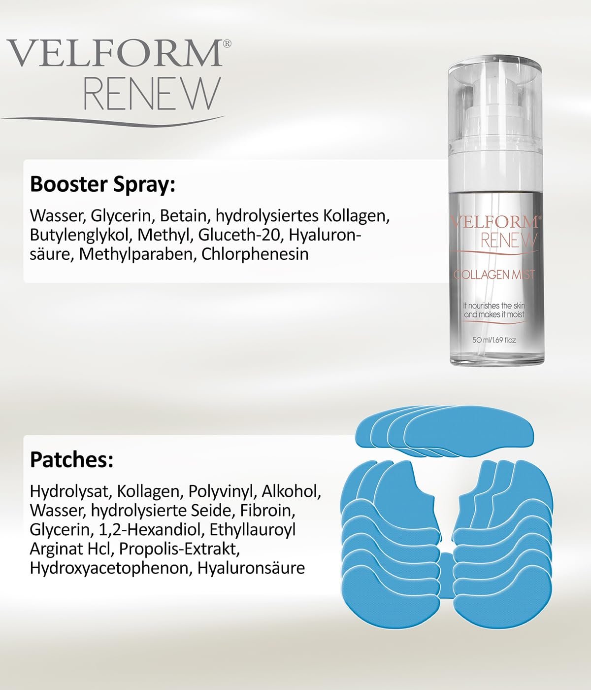 Набор для лиц Velform Renew Collagen Booster 22 шт., фото №3