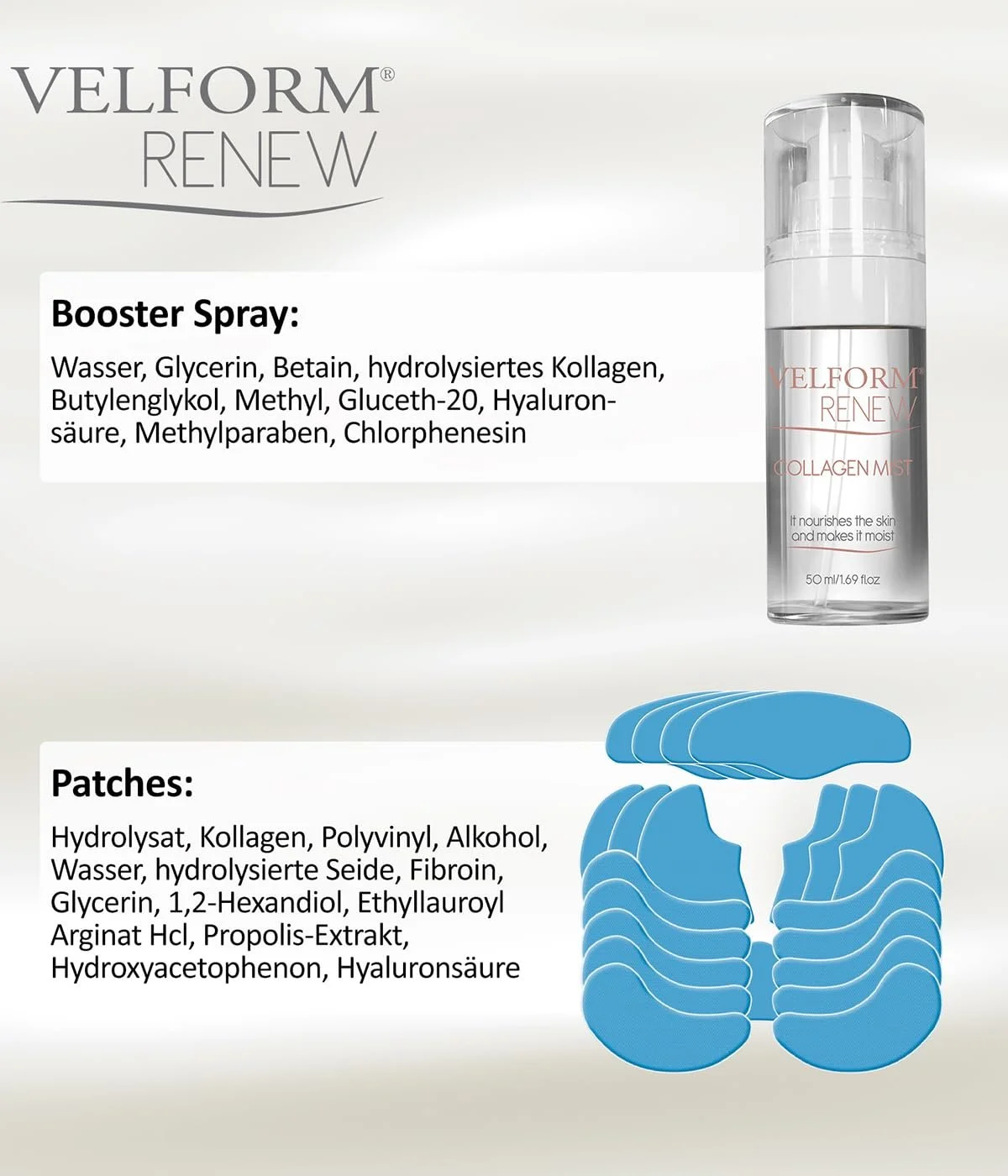 Набір для обличчя Velform Renew Collagen Booster 22 шт., фото №3