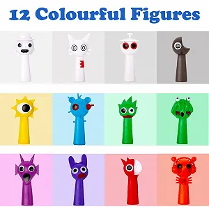 Набір ігрових фігурок Gensly 12 шт. Multi-color synthetic.ua - Фото 1