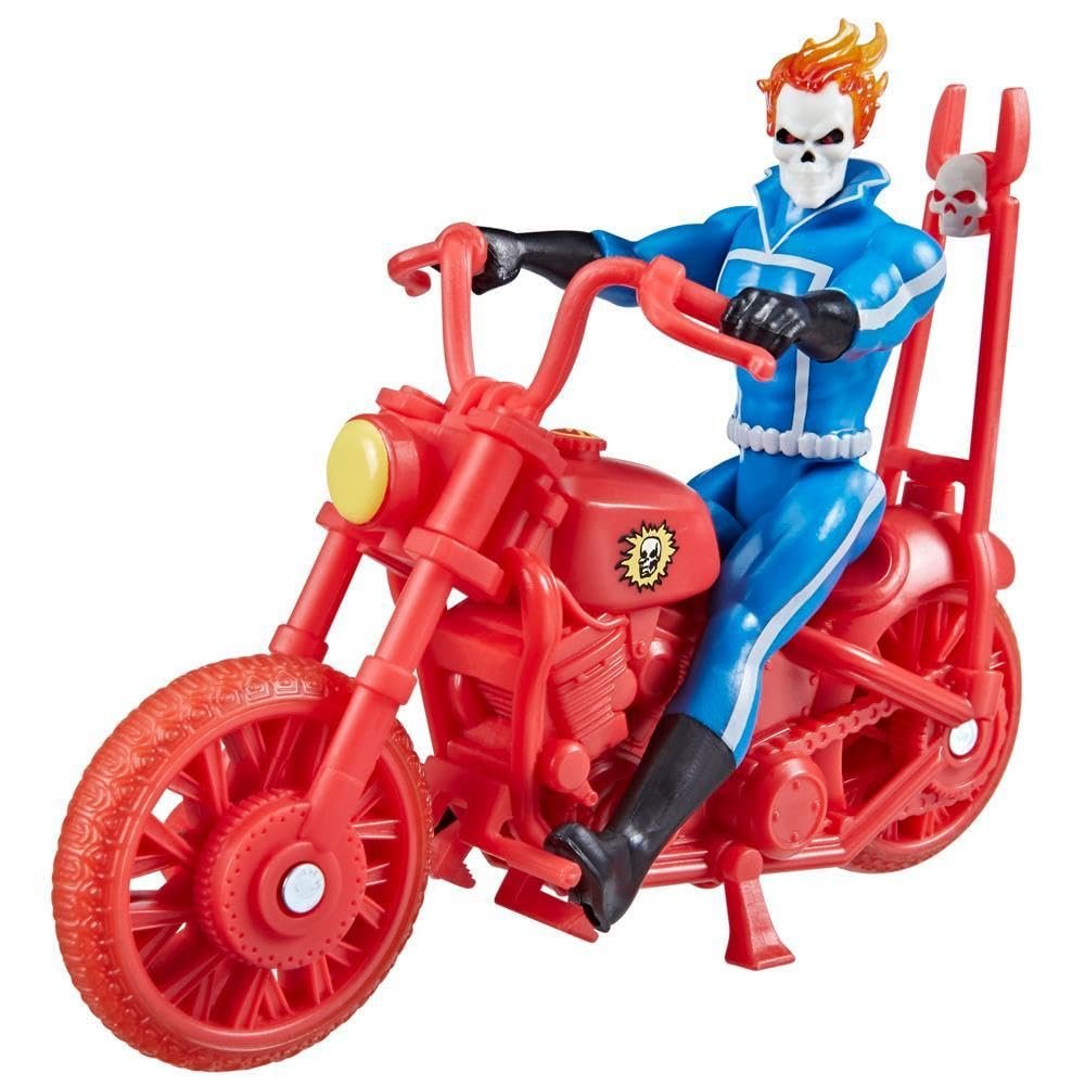 Фігурка Ghost Rider Marvel Legends Series 375 Collection 9,5 см з транспортним засобом, фото №1