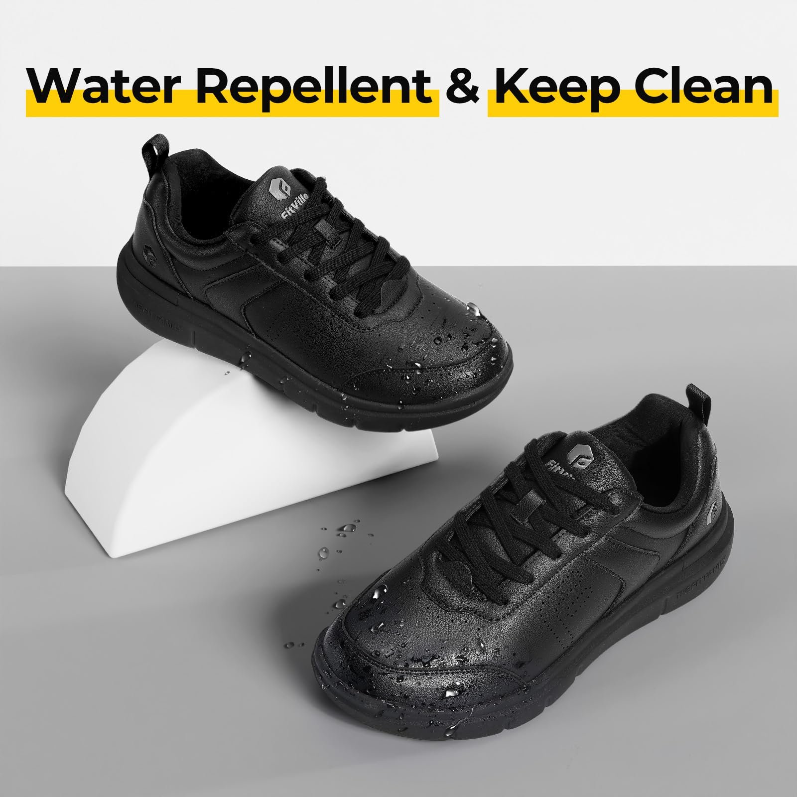 Кросівки FitVille Super Soft Leather Extra Wide Чоловічі, фото №5