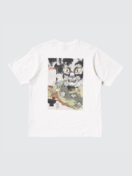 Футболка UT Graphic Ukiyo-e Dark Fantasy L Белый, фото №2