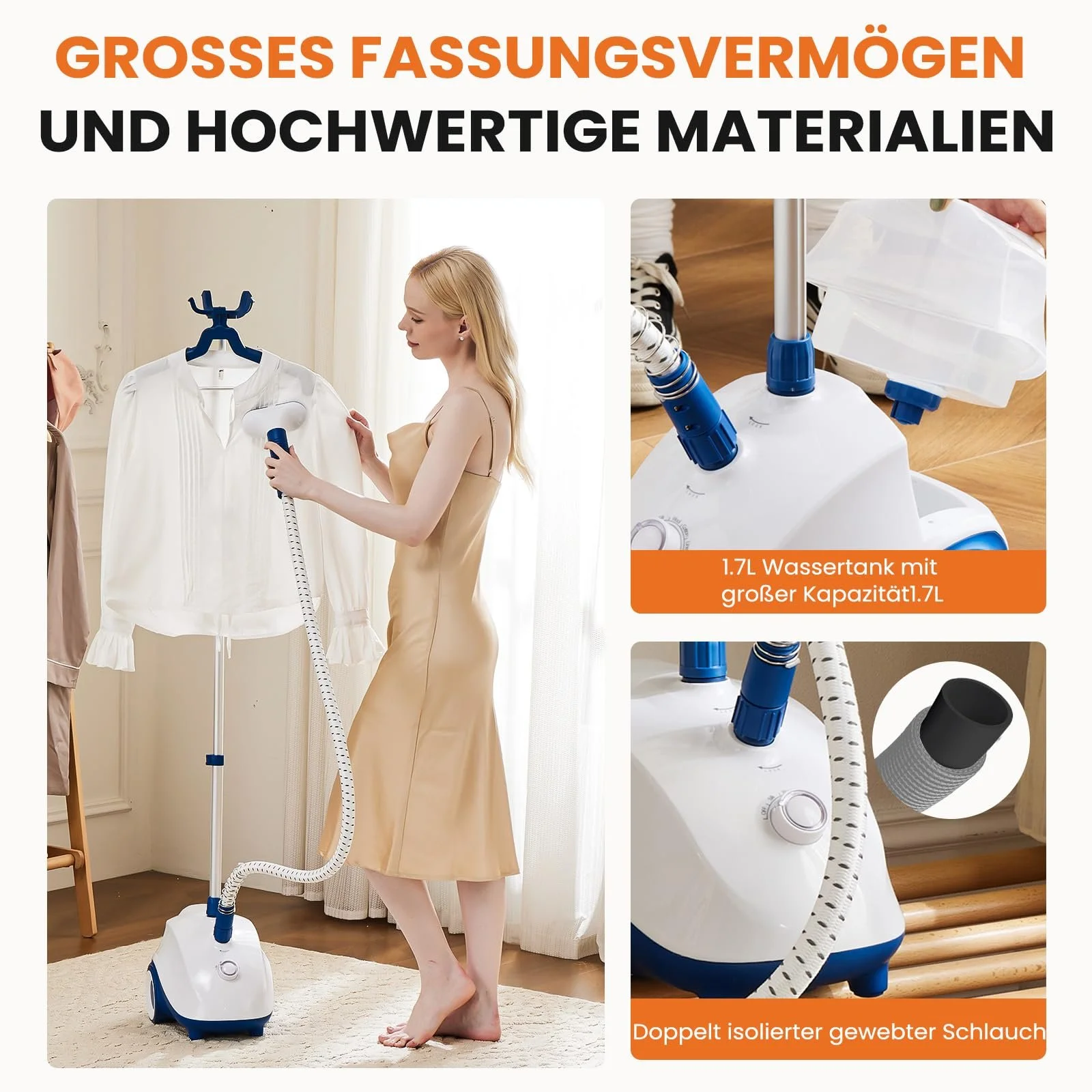 Вертикальний відпарювач Sweetcrispy 1500W 1.7L Професійний 45S нагрівання, фото №6