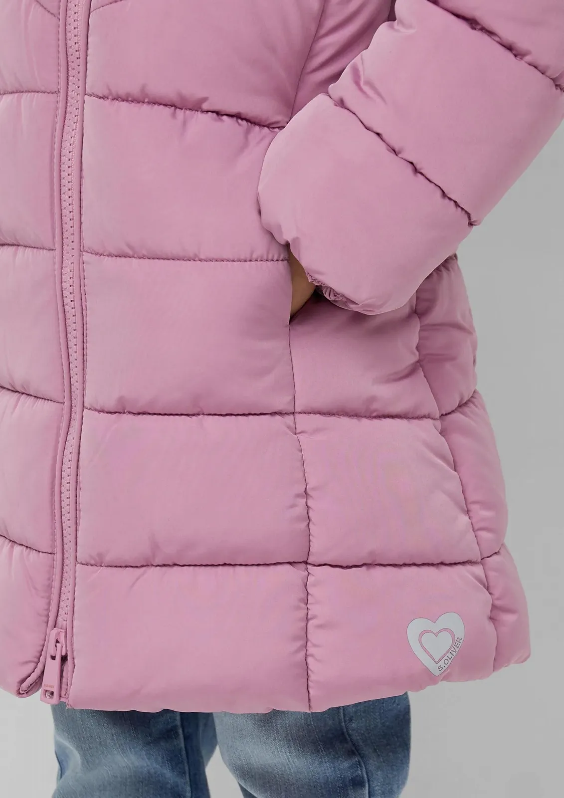 Теплое стеганое пальто s.Oliver с плюшевой подкладкой Teddy, фото №3