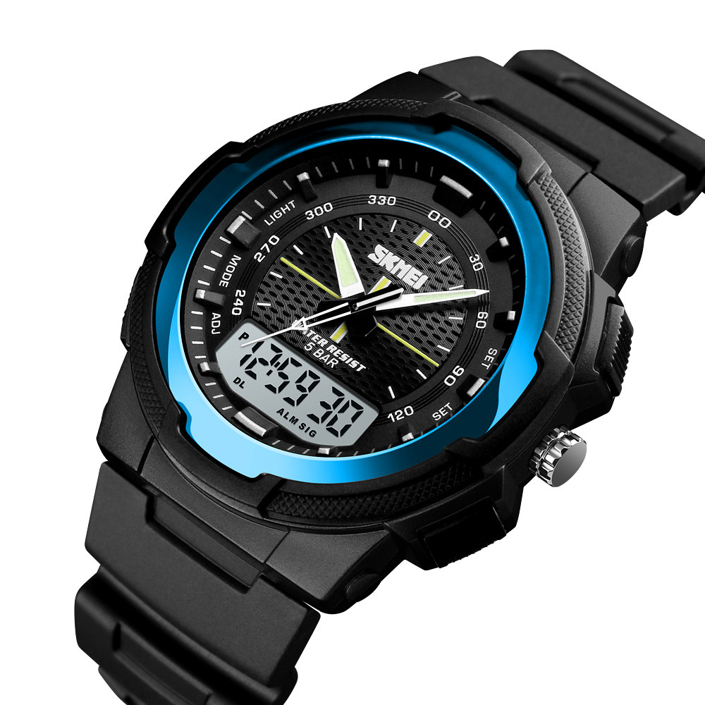 Часы наручные Skmei 1454 watch Light Blue 1454LTBU Мужские, фото №2