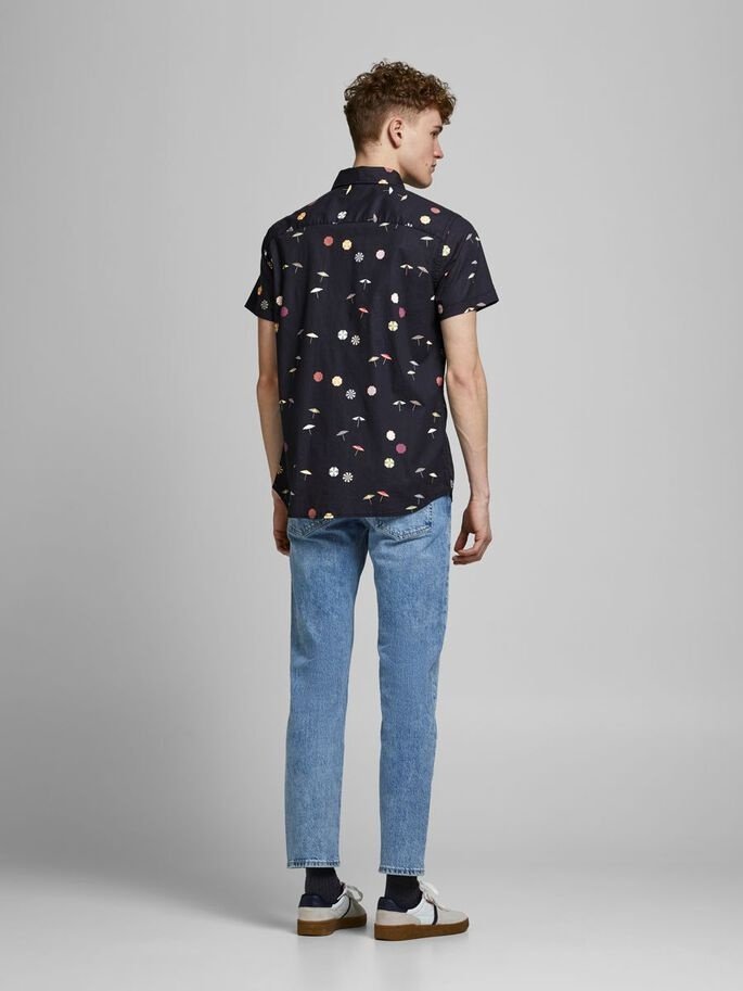 Сорочка JORPLAYA SS 12187953 Dark  Jack&Jones Темно-синій M, фото №2