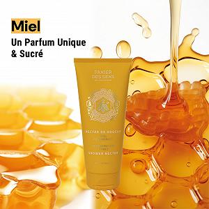 Гель для душа Panier des Sens Shower Nectar Regenerating Honey с экстрактом органического меда synthetic.ua - Фото 1