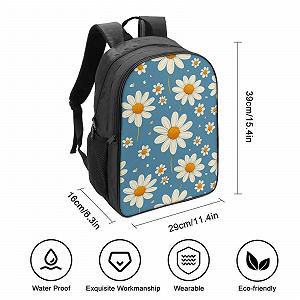 Ранець FPAKAKIIE Flower для хлопчиків, підлітків, шкільний рюкзак для дівчаток, шкільна сумка, дитячий шкільний ранець, подарунки для підлітків, шкільна сумка для дітей 40x28x16 см synthetic.ua - Фото 1