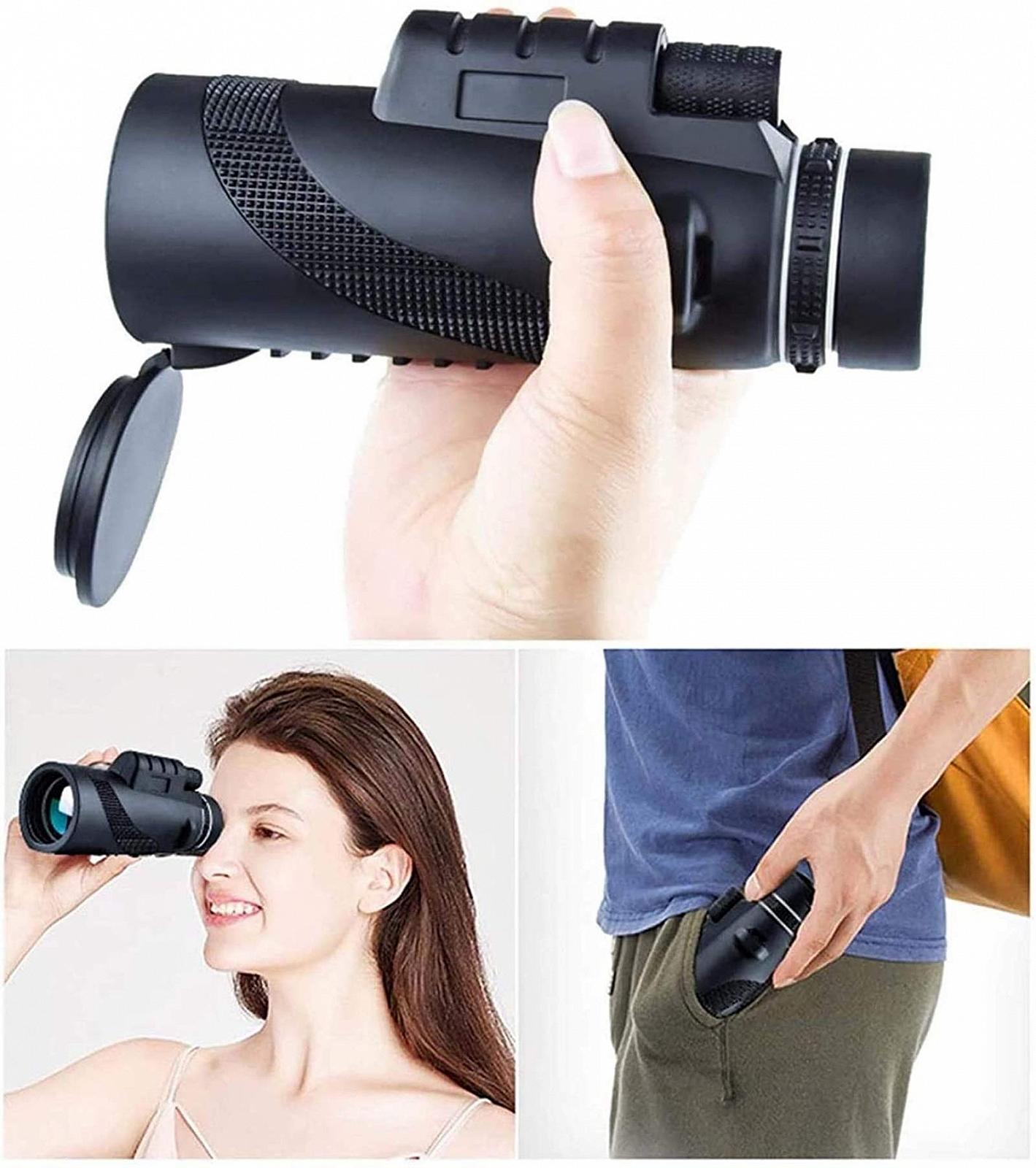 Монокуляр QHYTL Телескоп HD Low-Light-Vision 12x50, фото №4