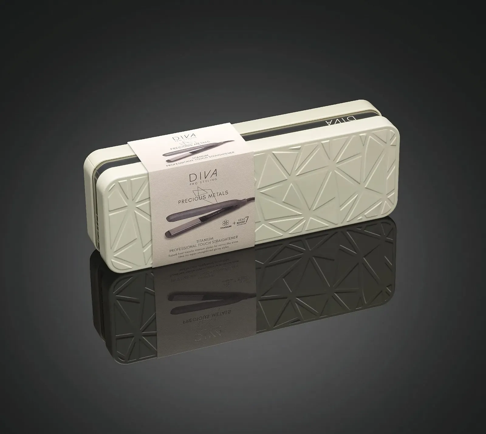 Выпрямитель для волос Diva Professional Styling Diva Pro Styling Precious Metals Touch Titanium, фото №9