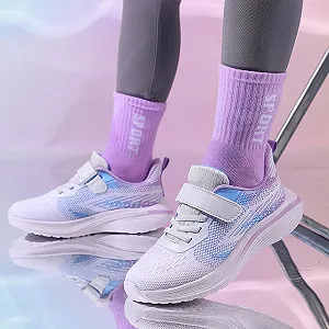 Кросівки для хлопчиків і дівчаток, легкі спортивні дитячі кросівки для занять у приміщенні, дихаючі synthetic.ua - Фото 1